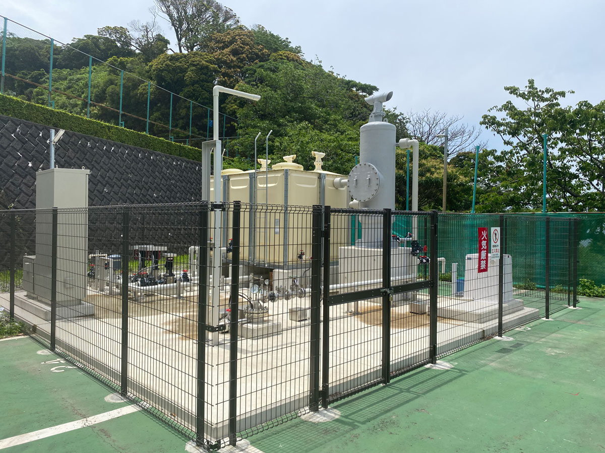 源泉槽および源泉供給設備　新設